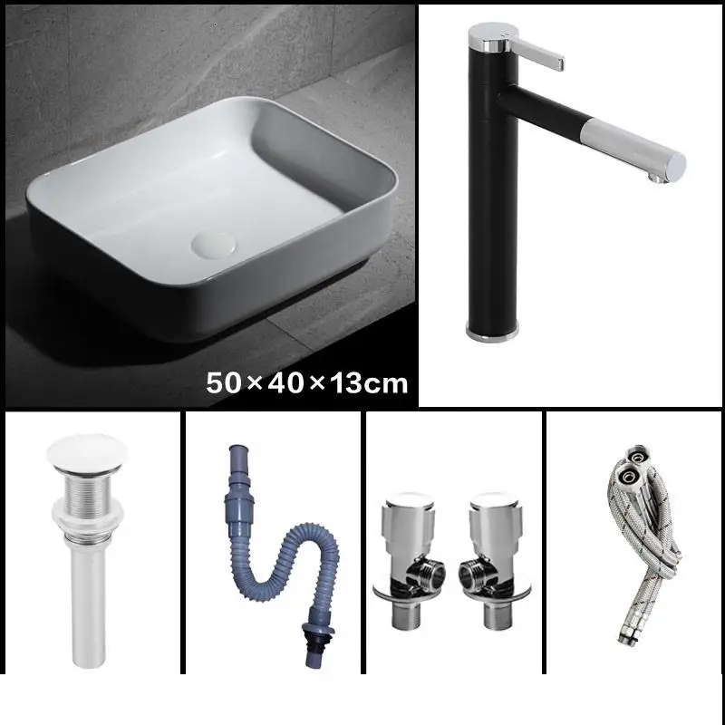 Version A Bagno Туалет Bassin Lavandino умывальник собре Encimera Waschbecken Lavatorio Evier бассейна Куба Banheiro Ванная комната раковина умывальника - Цвет: Version A