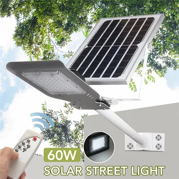 

Newest 60W 48LED Solar Light Lamps Waterproof Solar powered Outdoor Solar Wall Lamps Street Light Garden Lamp Remote Controller
