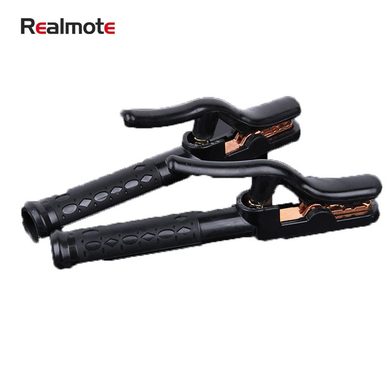 

Realmote Welding Black Diamond welding handle pliers forging Heat insulation pure copper large power 800A welding pliers clamp