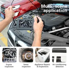 Ушная ложка бороскоп визуальный эндоскоп практичный портативный прочный ABS 8 мм Inskam129 водонепроницаемый мониторинг фотографии