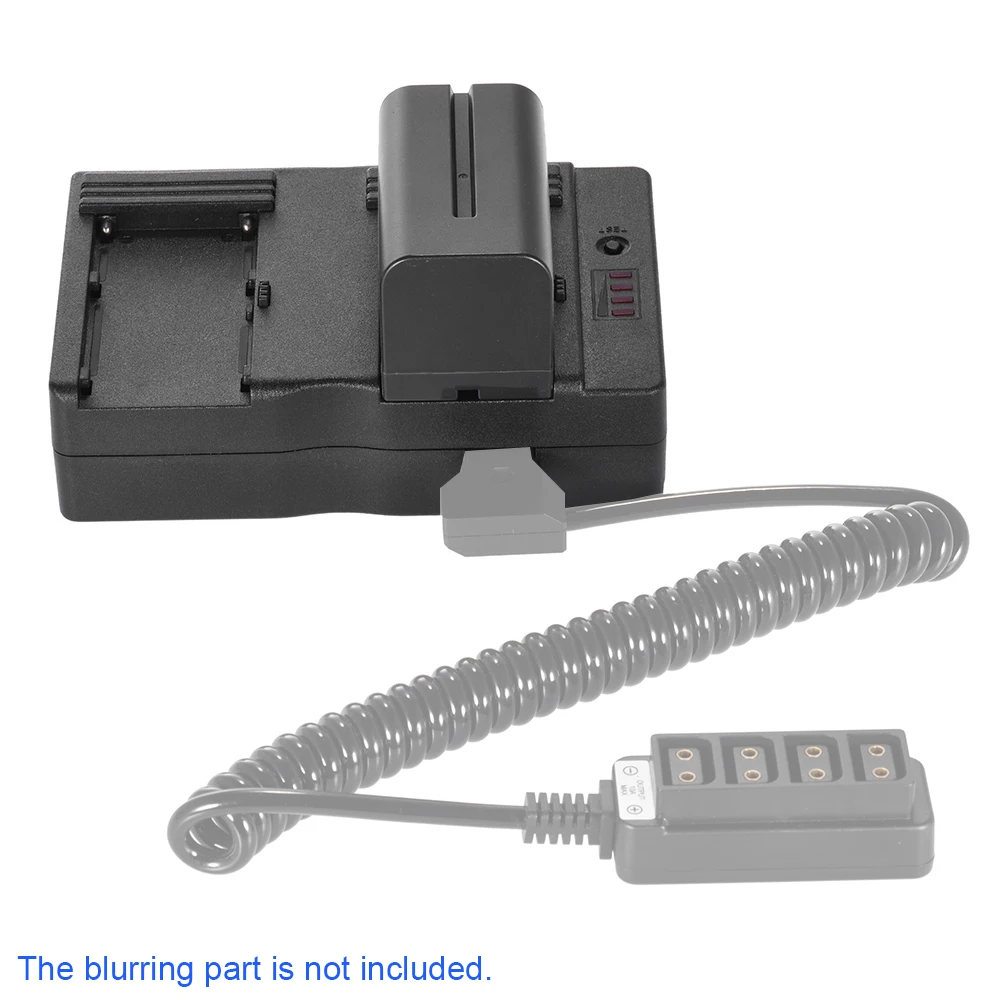 F2-BP V Mount Battery Adapter Plate for Sony NP-F970 F750 F550 Battery Converting to V Type Battery for Canon DSLRs Camcorder