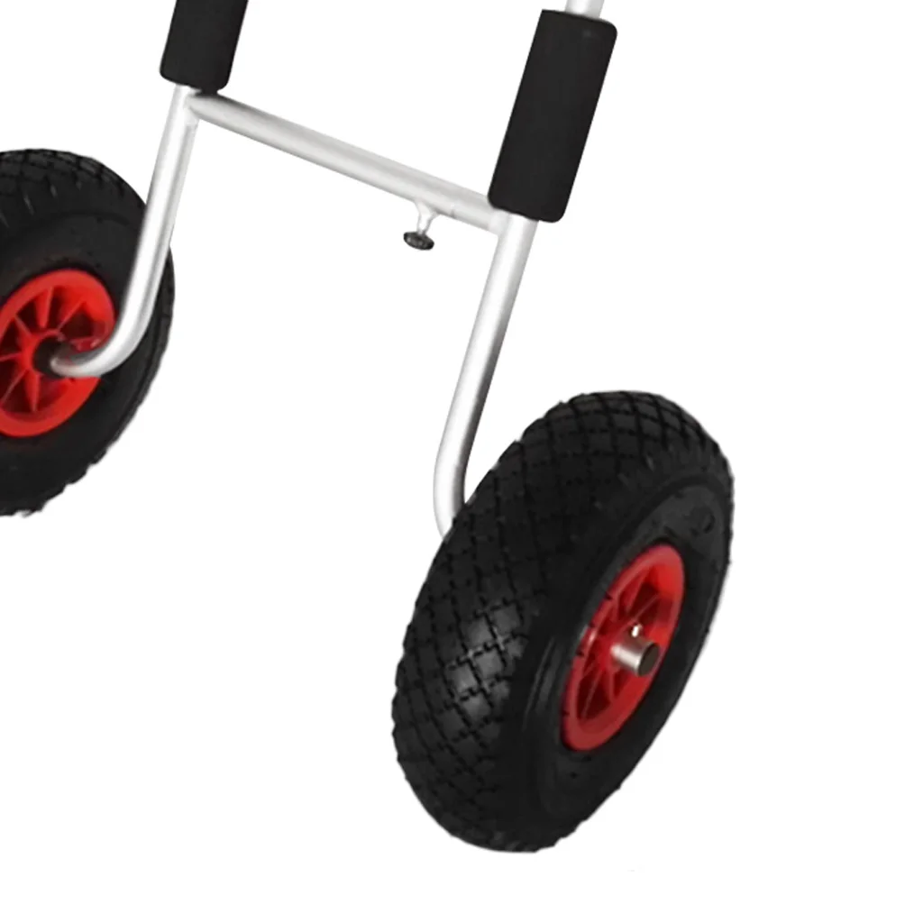 SIT ON KAYAK TROLLEY - Collapsable Aluminum Kayak Canoe Carrier Cart