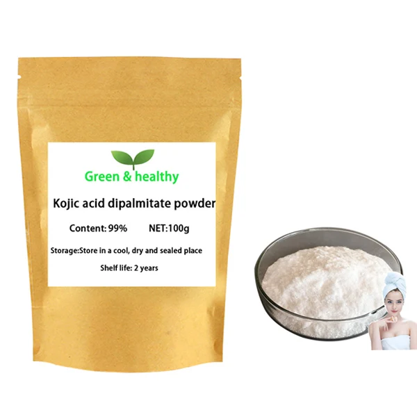 Kojic acid dipalmitate powder with 99 purity,Cosmetic grade skin care