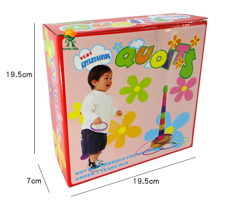 Children'S Educational Ring Throwing Toy Parent And Child Interactive Game Colorful Happy Throw the Circle Baby Toy 0.34