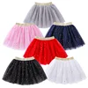 Fashion Kids Mesh Miniskirts Girls Princess Stars Glitter Dance Ballet Tutu Brand Sequin Party Girl Faldas Skirt Elastic ► Photo 2/6