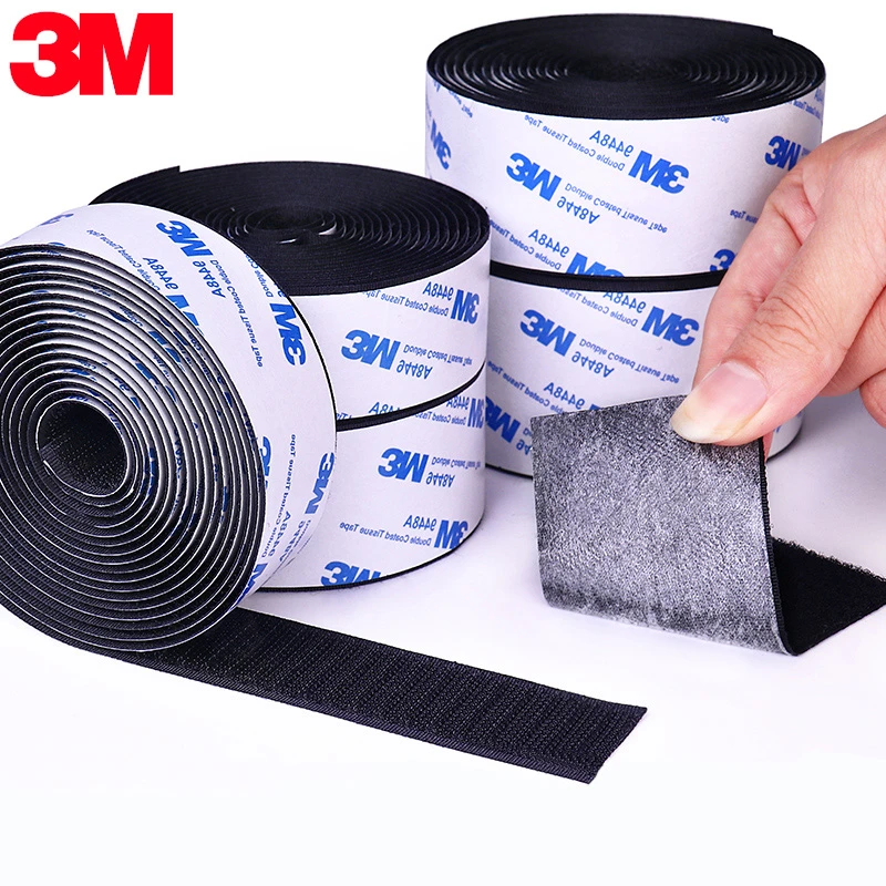 1Meter/Pairs Strong Self adhesive Hook and Loop Fastener Tape nylon