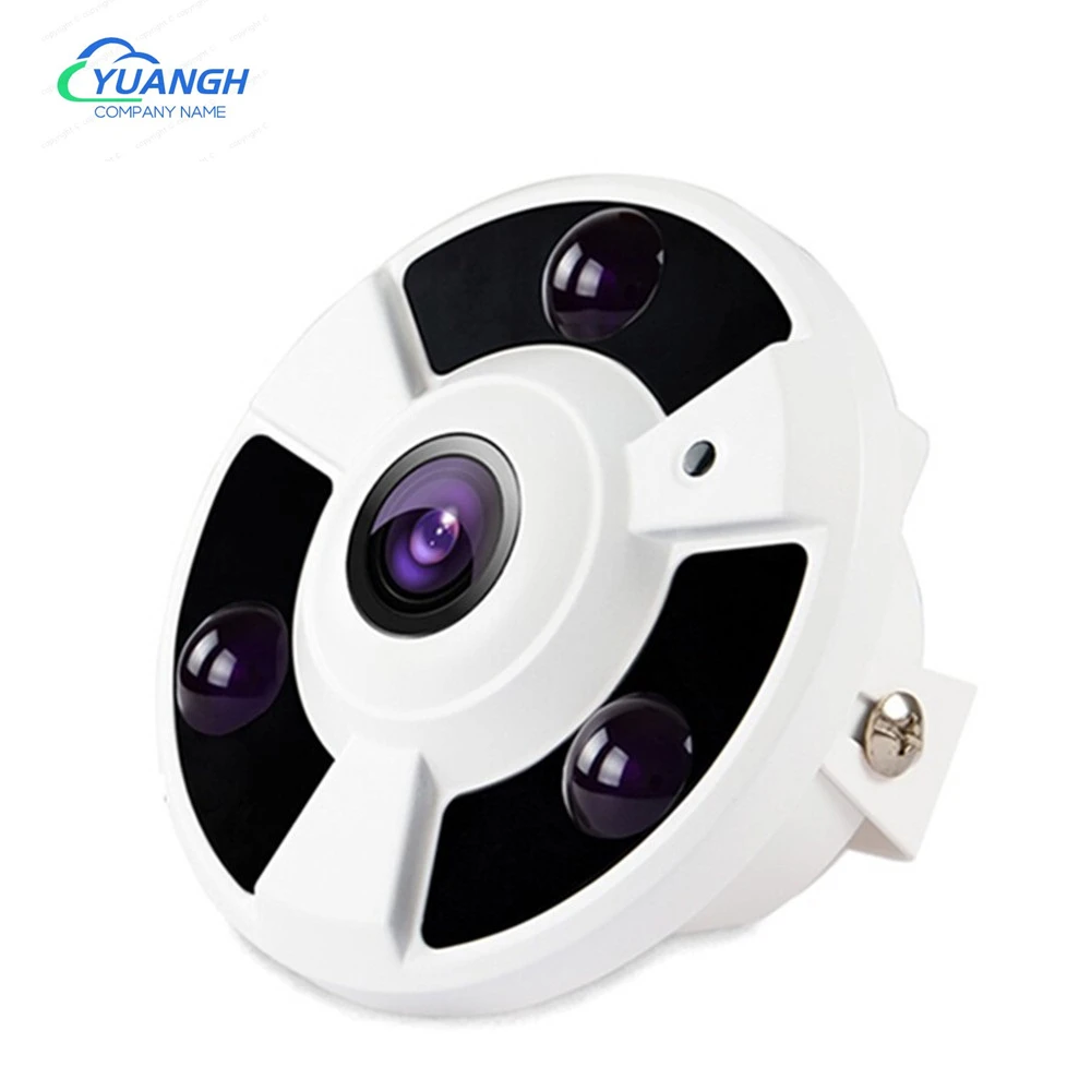 

2MP Security Camera for Home 1.7mm Fisheye Lens 180 Degree View IR Night Vision Indoor Dome Surveillance AHD Camera