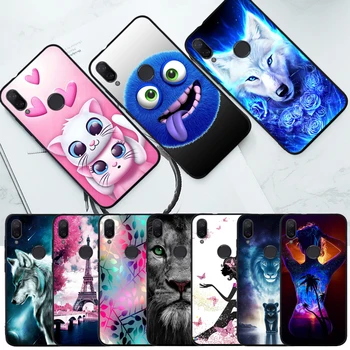 

Case for Xiaomi Mi Play Silicone Case for MiPlay Cat Pattern Black Case For Xiaomi Mi Play Bag Phone Cases Bumper Cute Animals