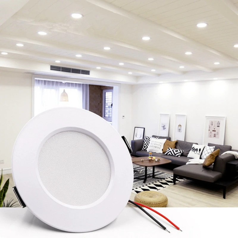 6pcs/lot LED Downlight Ceiling 5W 7W 9W 12W 15W Recessed LED Lamp AC 220V Indoor Lighting White Downlights for Bedroom Kitchen bunnings downlights