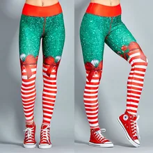 *#Best Price Women's Christmas Leggings Fashion Digital Printed Sports High Waist Elastic Skinny Pants Casual Lady Workout Yoga Leggings *#Best Price Women's Christmas Leggings Fashion Digital Printed Sports High Waist Elastic Skinny Pants Casual Lady Workout Yoga Leggings
