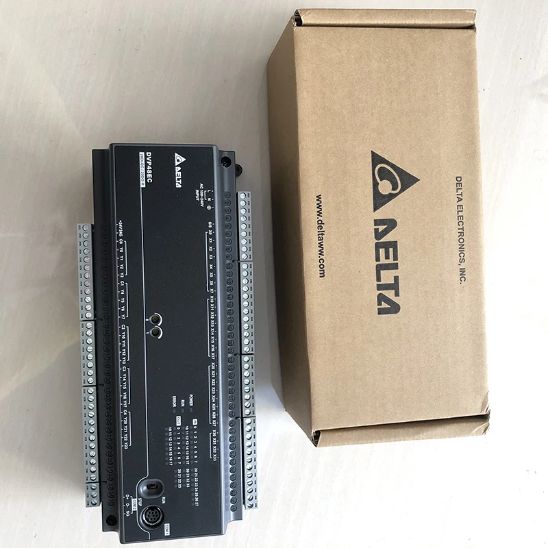 1 шт. программируемый контроллер PLC DVP48EC00R3 EC3 серии Стандартный PLC DI 28 DO 20 реле RS-232/RS-485 100-240VAC