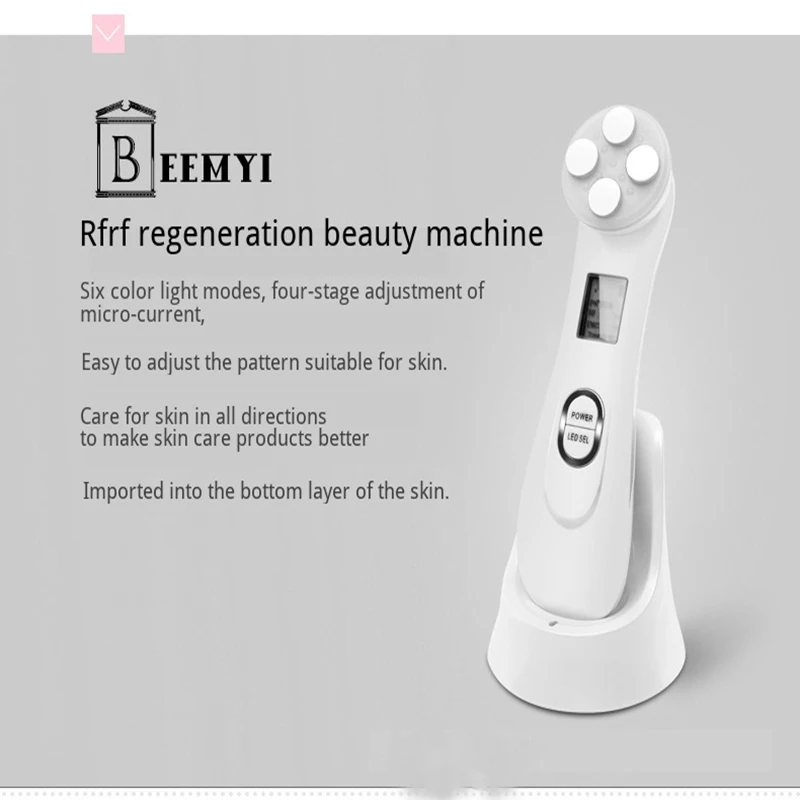  EMS Radio Frequency LED Facial Care Tool Electroporation Mesotherapy Skin Care Device Facial Liftin - 4000444896096