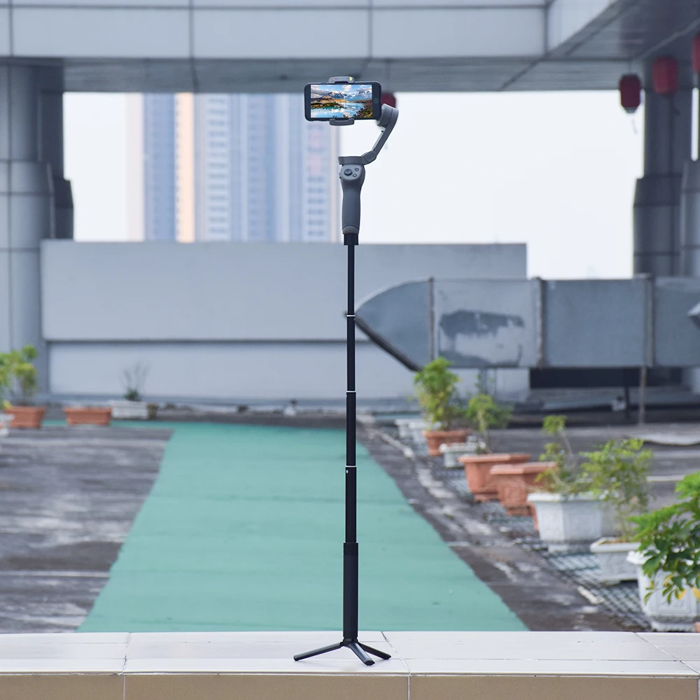 Алюминиевый сплав удлинитель палка масштабируемый держатель для DJI Osmo Mobile 2 3 Feiyu штатив ручной карданный стабилизатор аксессуары