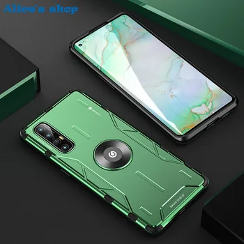 

Full Protection Shockproof Hybrid Silicone Aluminum Metal Case For Oppo Reno3 Pro Luxury Armor Hard Cover Case Oppo Reno3/ Pro