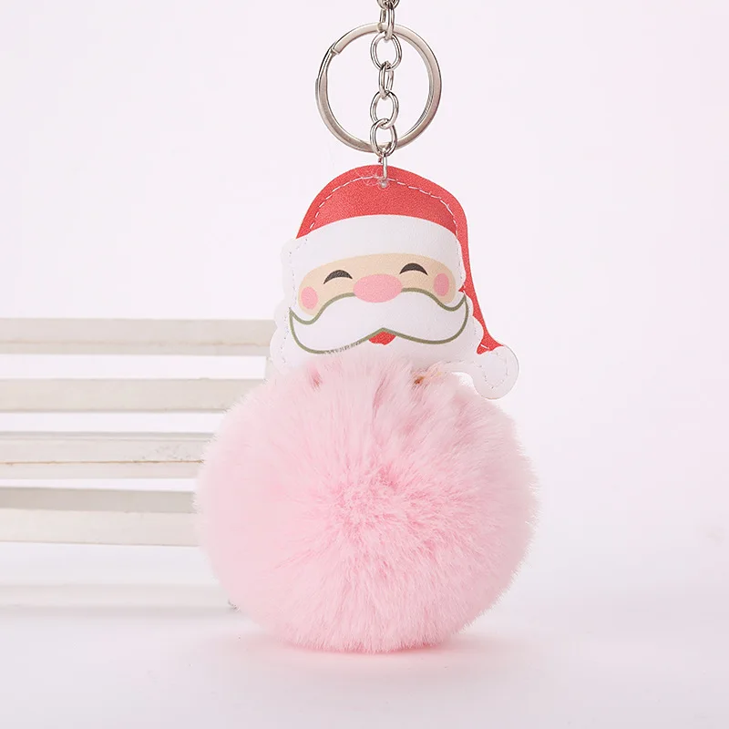 Wooden Christmas Decoration Xmas Tree Pendant 3D Hanging Home New Year Party Bauble Decoration Christmas Ball Xmas Key Ring - Цвет: 16