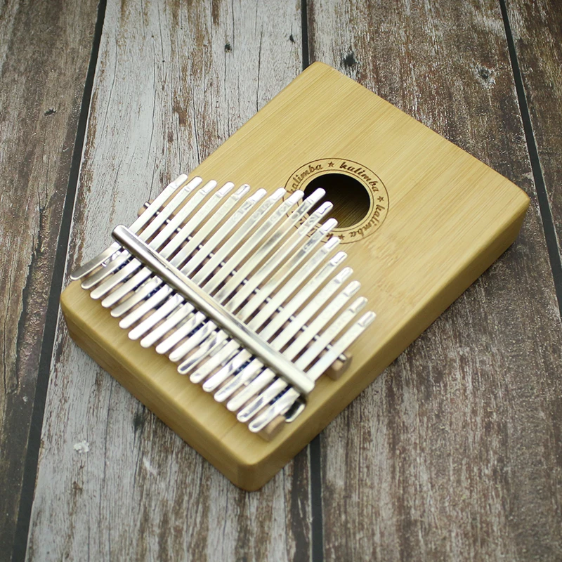 Бамбук 17 клавиш Kalimba Африканский твердый бамбук красное дерево пальцевое пианино