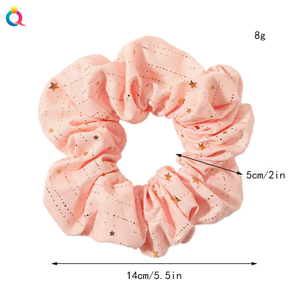 Scrunchies Print Fashion Scrunchie Set Elastic Hair Bands Solid Color Fashion Headwear Women Hair Accessories Gifts Headwear head scarves for women