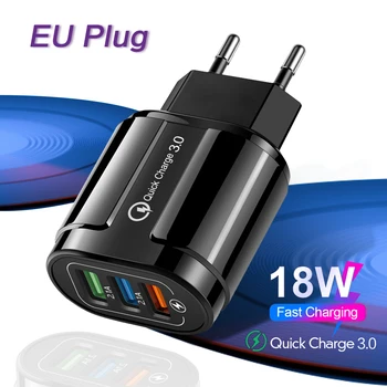 

Mobile Phone Charger USB Charger Quick Charge 3.0 4.0 QC3.0 Fast Charging For iPhone X Samsung Xiaomi Huawei Tablet Wall Adapter