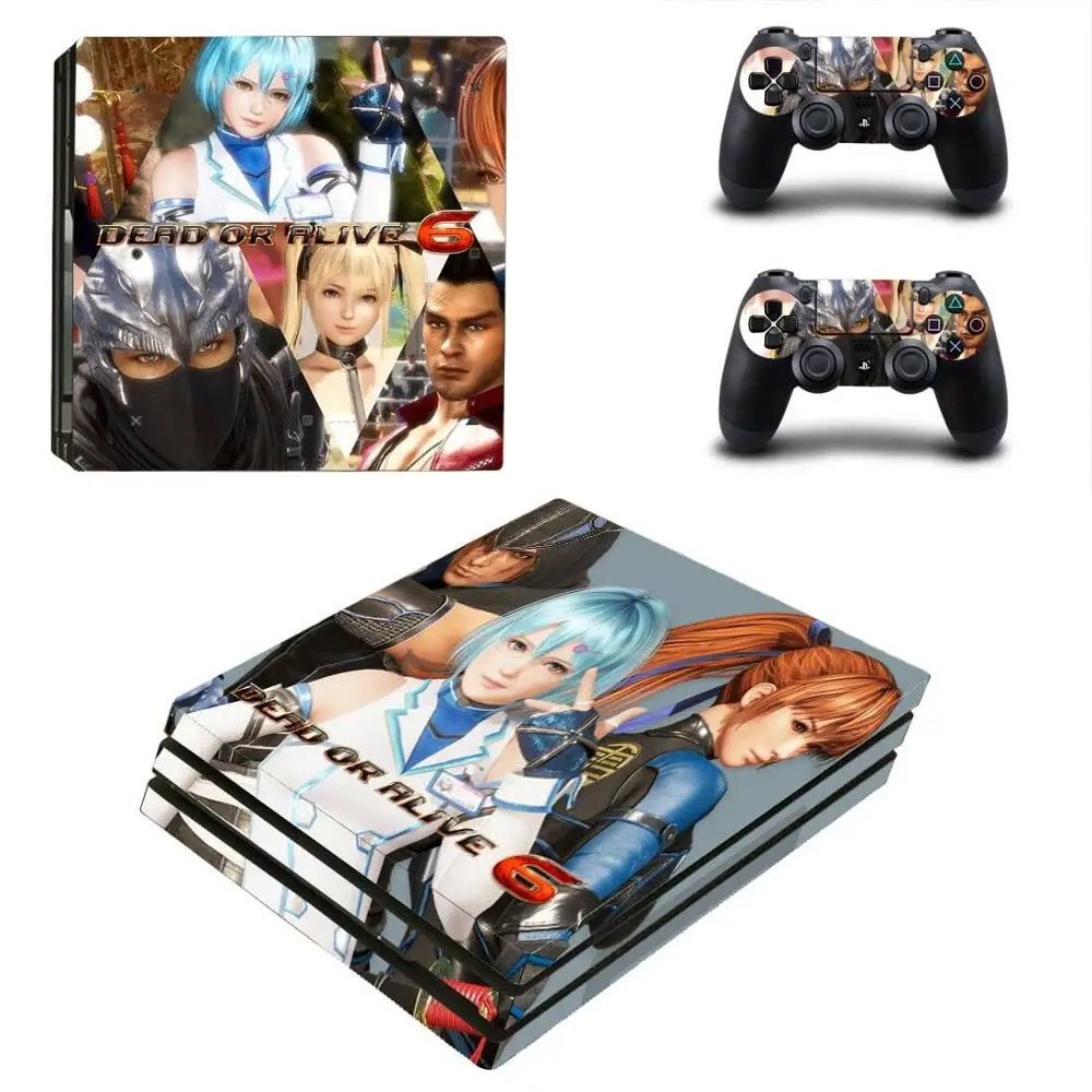 Dead or Alive 6 PS4 Pro sticker s Play station 4 наклейки для кожи наклейки для playstation 4 PS4 Pro консоль и контроллер Скины Виниловые - Цвет: YSP4P-3250