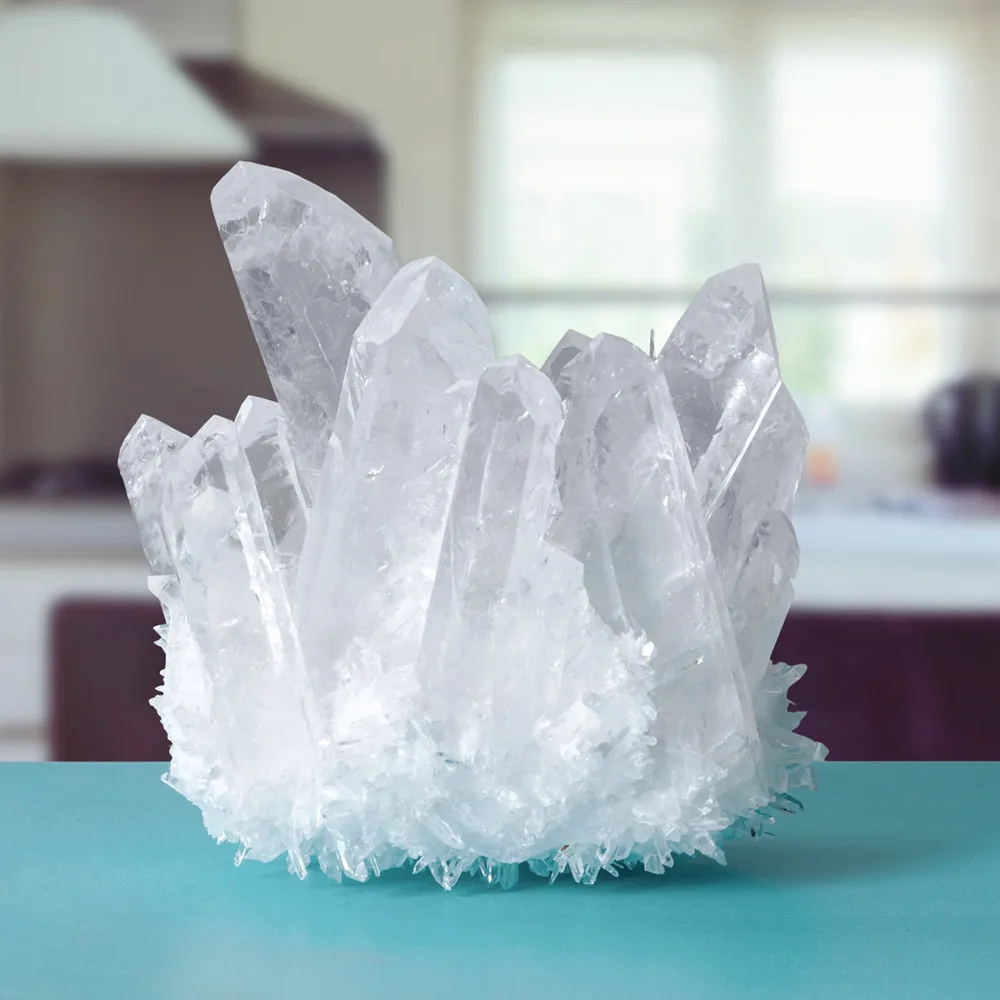 

A++ Natural Crystal Quartz Cluster Rock Stones and Crystals Mineral Reiki Healing Specimen Home Clear Quartz Crystal Decoration
