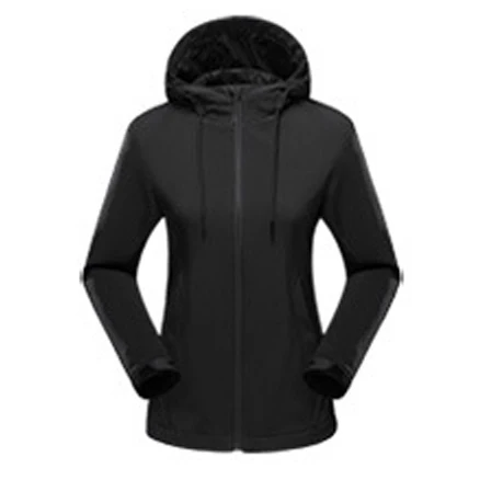 TRVLWEGO кемпинг мужская спортивная куртка Спорт на открытом воздухе водонепроницаемые дышащие пальто для женщин Весна Осень треккинг ветровка куртка - Цвет: women black
