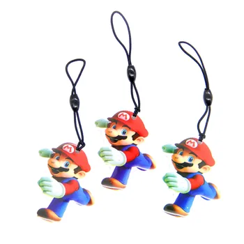 

1Pcs Cartoon Mario Keyfob 13.56Mhz UID Key fobs Keychain Changeable 1K S50 Rewritable Writable Tags RFID IC Card
