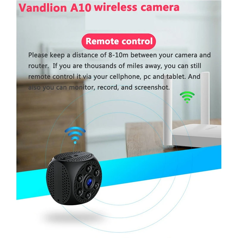 A10 wifi мини-камера инфракрасного ночного видения HD 1080P видео камера диктофон датчик движения обнаружения видеокамеры