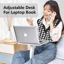 Mesa para portátil livro notebook mesa dobrável multi função de aprendizagem leitura mesa aumentando suporte
