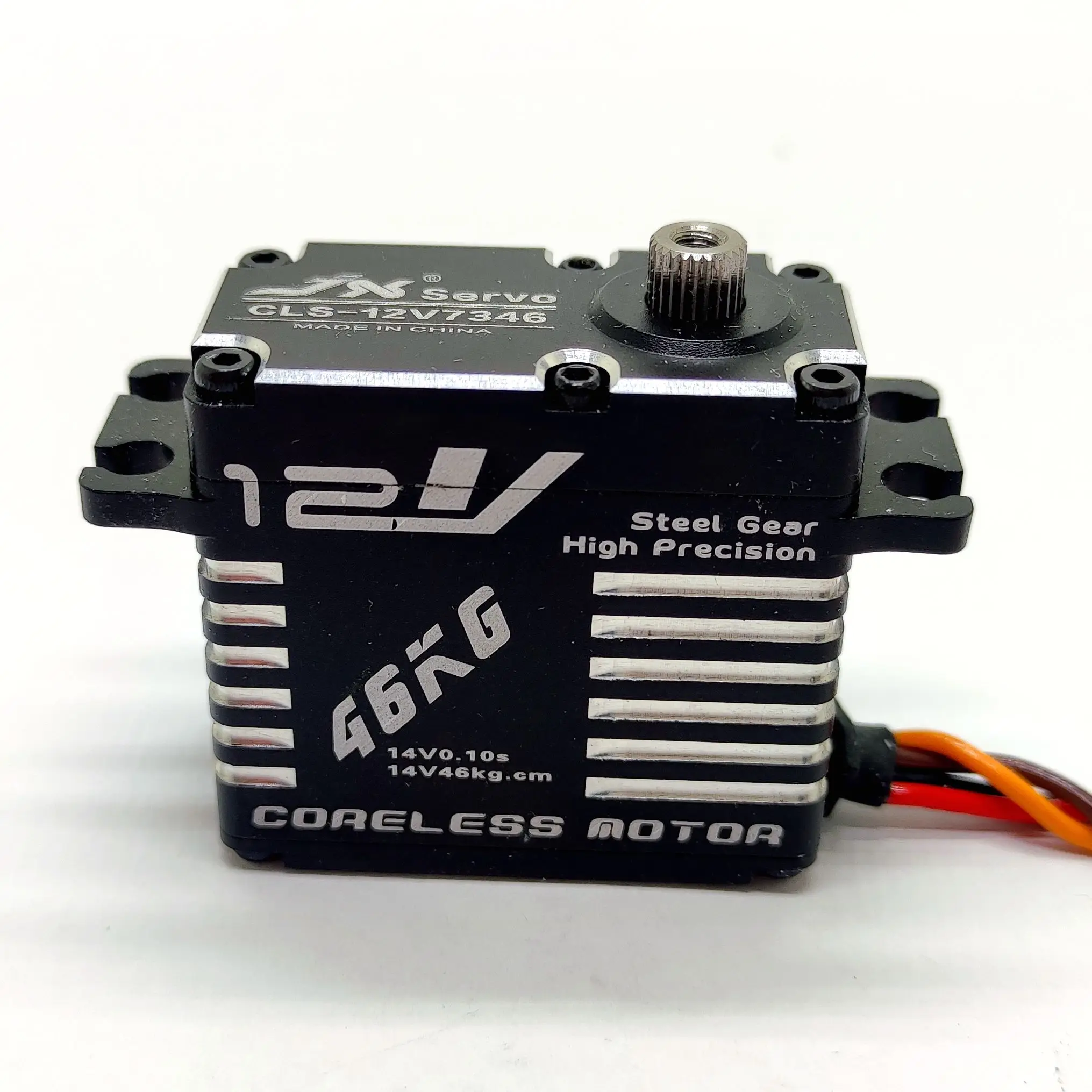 JX CLS 12V7346 46 кг 12 В стальная шестерня полностью CNC с алюминиевым корпусом цифровой