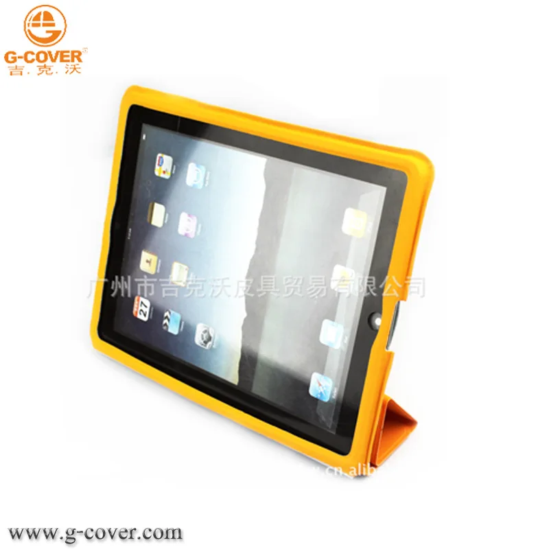 

Fashion Appearance IPad3 Art Cover Protective Case Voltage Craft Four Fold Holder IPad3 Protective Case