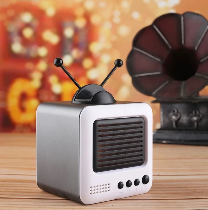 Мода Ретро ТВ моделирование Bluetooth динамик Peterhot PTH900 красочные беспроводной мини музыкальный плеер Кронштейн для мобильного телефона