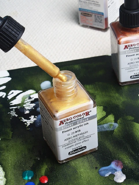 British Imports DALER ROWNEY 29.5ml Color Pearlescent Acrylic Ink