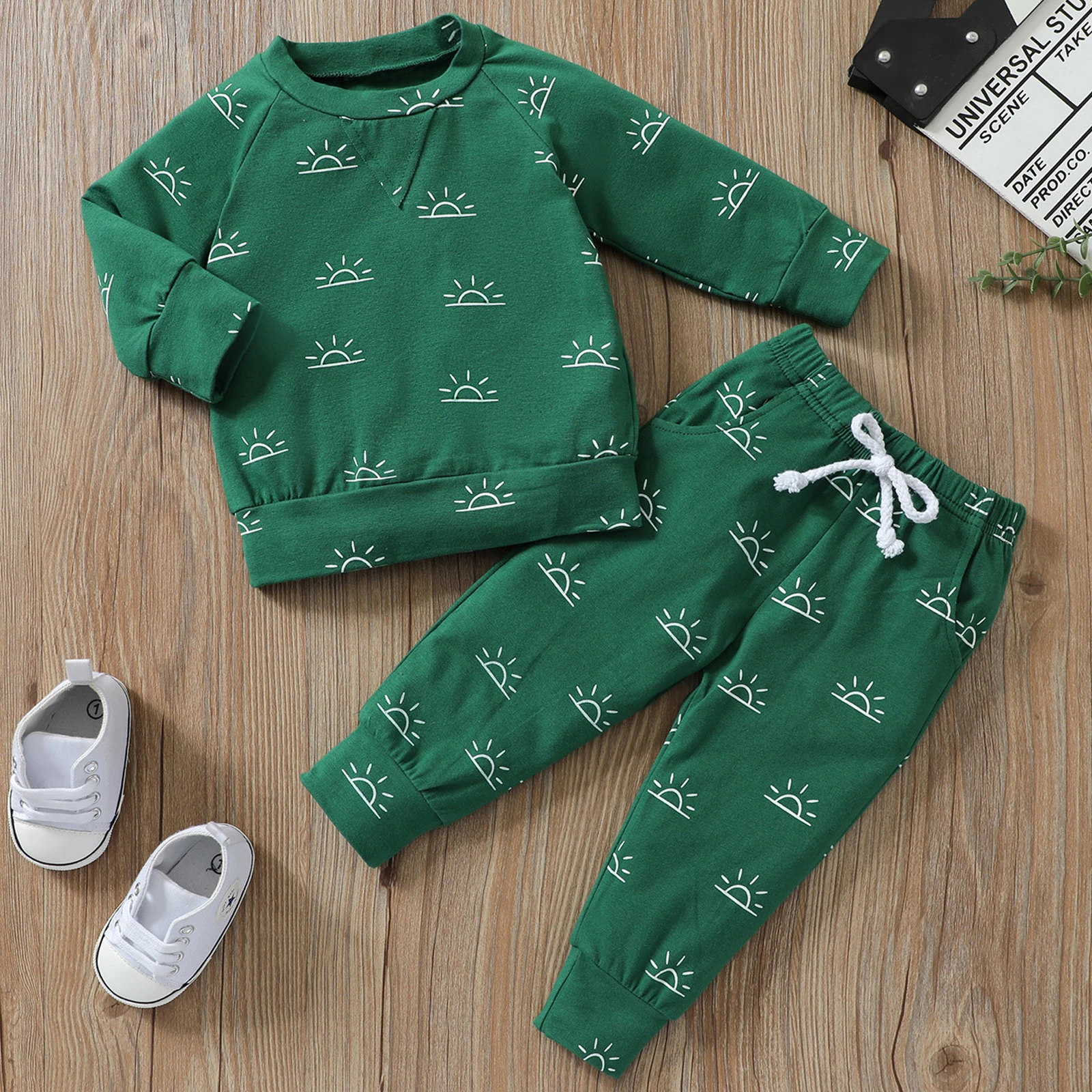 pálido enfermo Cantina Conjunto de ropa de invierno para bebés y niños recién nacidos, Set de  Jersey de manga larga, pantalones, trajes de 3, 16, 18 y 24 meses, 2  uds.|set de ropa| - AliExpress