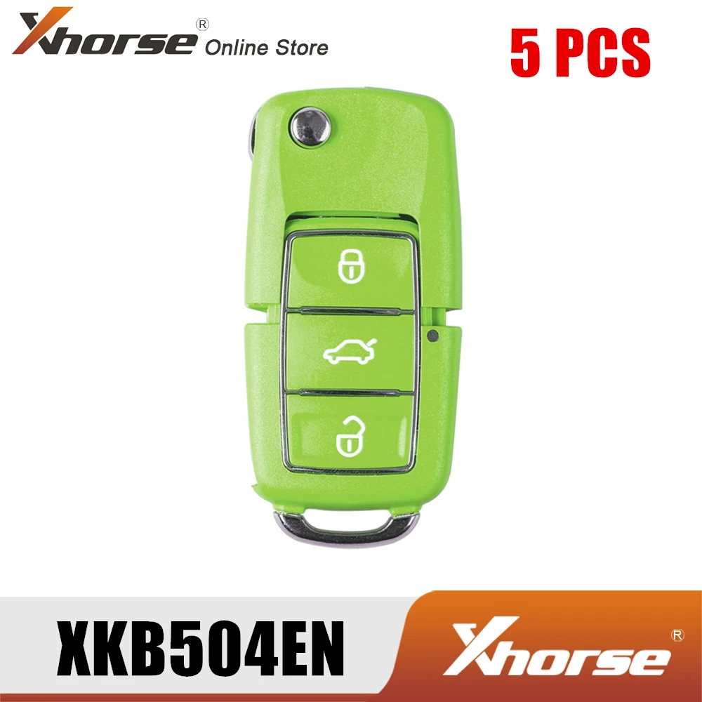 Xhorse XKB504EN VVDI дистанционный ключ проводной 3 кнопки для инструмент ключей 5 шт./лот| |