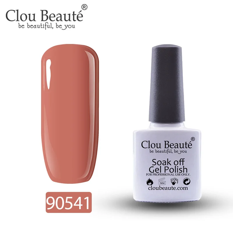Clou Beaute 79 цветов Гель-лак для ногтей полуперманентное верхнее покрытие лак для нейл-арта Soak Off Pink Серия маникюр Гель-лак блеск - Цвет: 90541