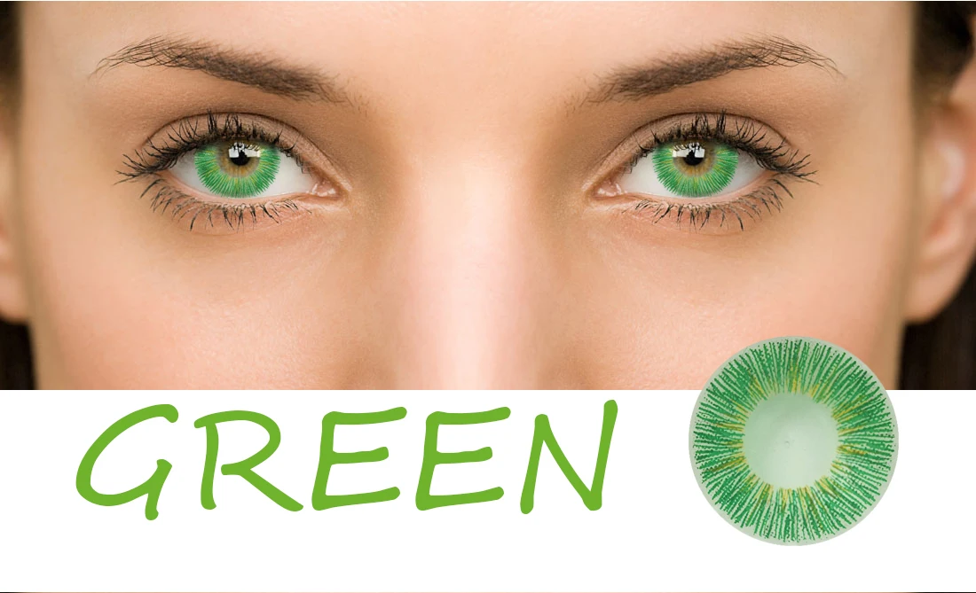Beautiful Pupil Color Contact Lenses Monthly Throw Female Path 14mm Cute Multicolor Party Gift Cartoon Girl Decoration Cosplay