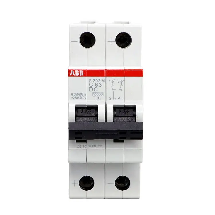 

Miniature Circuit Breaker S202M-C4DC 10120674 2P | 4A | C | 10KA 2TAZ112200R1044