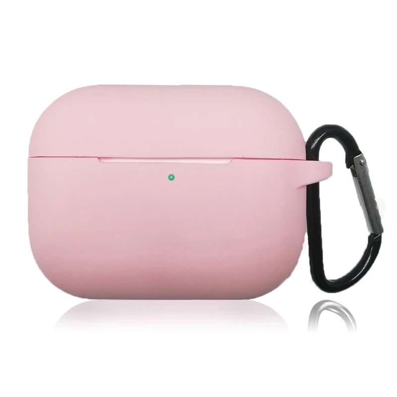 Силиконовый защитный чехол с полным покрытием для Airpods Pro, Ультратонкий Мягкий чехол с застежкой на крючок и царапинами