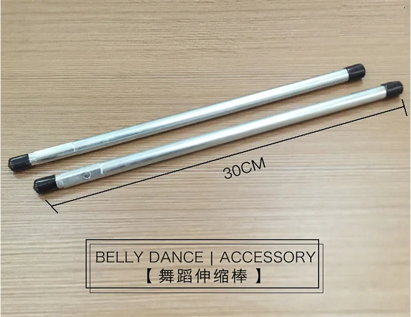 Palo de ala de danza del vientre Egipto danza India Bellydance Isis alas varillas de acero inoxidable varilla telesc�pica 30 a 7