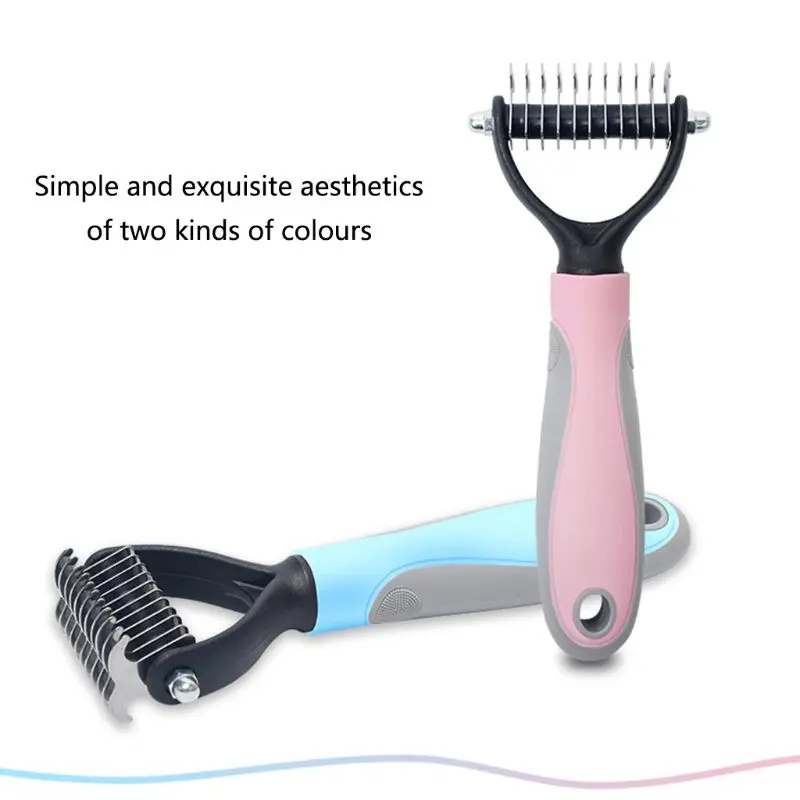 

Hair Removal Comb for Dogs Cat Trimming Deshedding Brush Grooming Tools