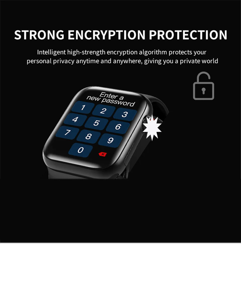 2022 HW12 HW18 Full Screen Smart Watch 44MM 40MM Women Men HW17 Smartwatch with password Split Screen Bluetooth PK IWO 13 FK88