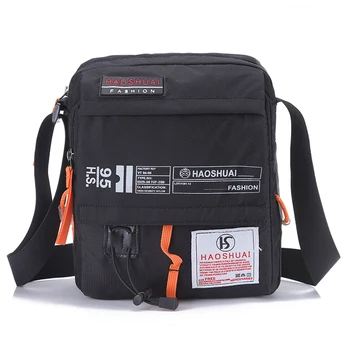

Waterproof Anti-scratches Nylon Crossbody Shoulder Bag Men Messenger Bags Male Casual Travel Pack For Cell Phone Wallet Pouch