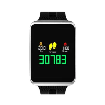 

TF1 Bluetooth 4.0 Smart Watch for iOS for xiaomi for honor Android Phones IP67 Waterproof Heart Rate Smart band Tracker