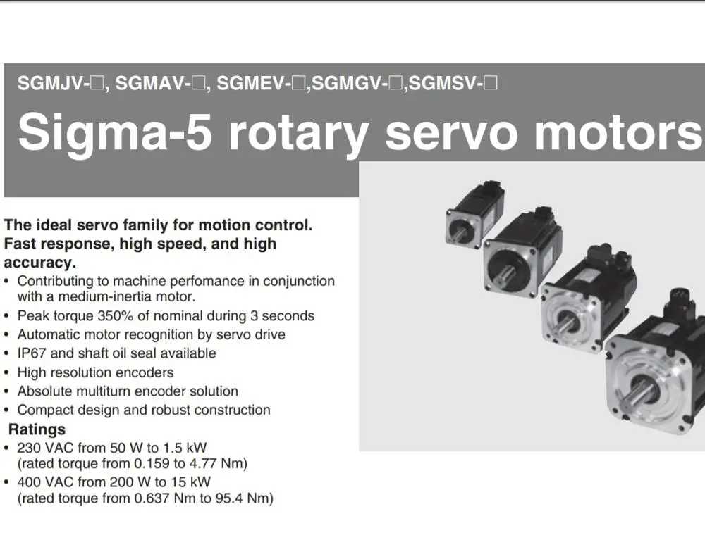 

New&original servo motor SGMGV-09ADC6C SGMGV-20ADC6C SGMGV-13ADA61 SGMGV-30ADC6C SGMGV-09ADA61