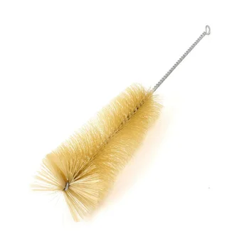 

10.24" Long Nylon Bristle Stainless Steel Handle Test Tube Cleaning Brush