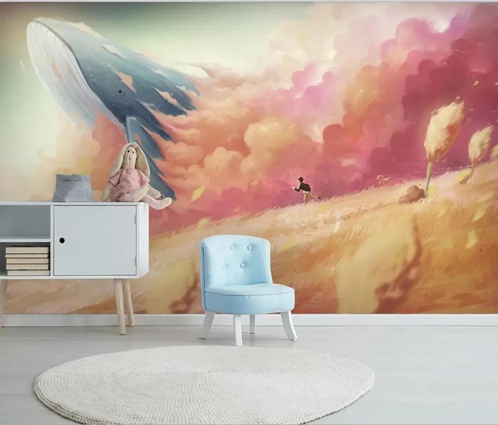 Большие Настенные обои на заказ креативные в скандинавском стиле акварель