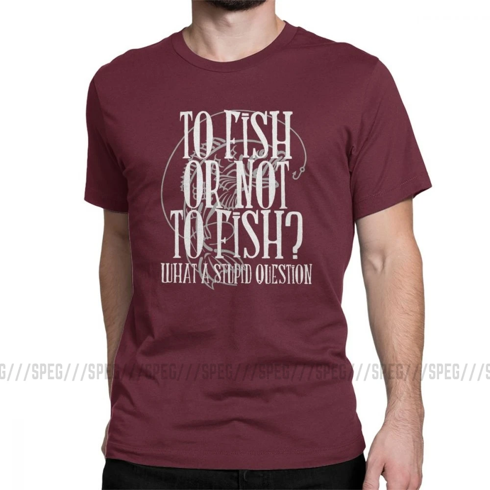 To Fish Or Not To Fish футболки для мужчин Летающая Рыбалка Рыбак летние топы Короткий рукав забавная футболка с круглым вырезом хлопковые футболки - Цвет: Золотой