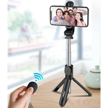 

Portable Universal Selfie Stick Tripod with Wireless Bluetooth Remote Extendable Phone Tripod PUO88
