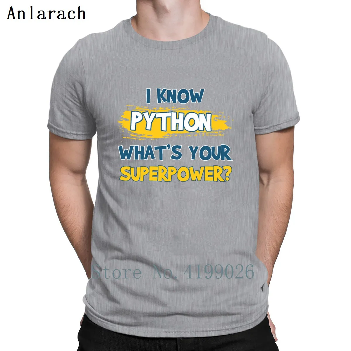 Программист Python Толстовка Забавный чудак, дурачок футболка интересные Весна Аутентичные Семья с О-образным вырезом короткий рукав рубашки - Цвет: Gray