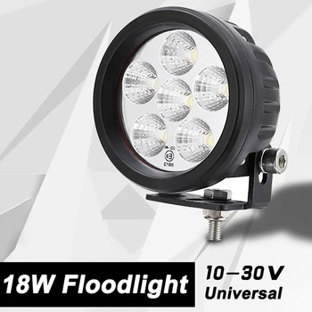 

1 Pair 18W Mini Round Modified LED Work Light for Offroad Motorcycle Tractor Truck Driving Lights Fog Light Car Work Lamp